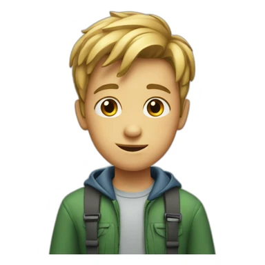 Smart boy sticker