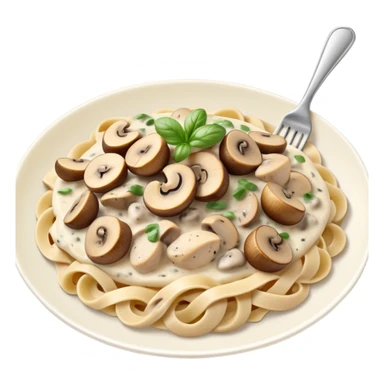 Creamy Mushroom chicken Alfredo sticker