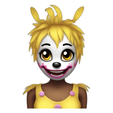 toy chica fnaf fanart sticker