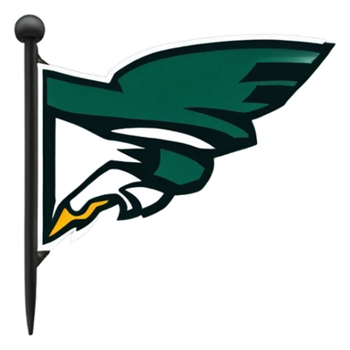 Philadelphia Eagles Pennant Flag sticker