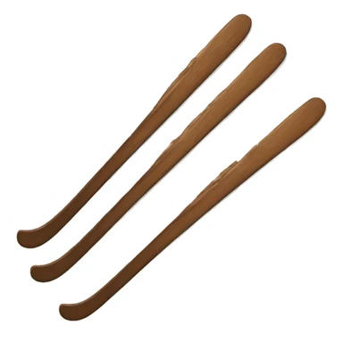Brown skis sticker