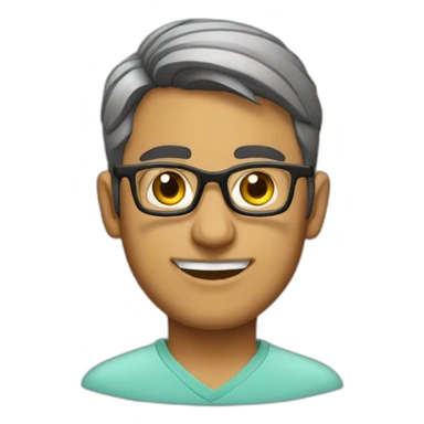 farrukh jadoon with glasses sticker