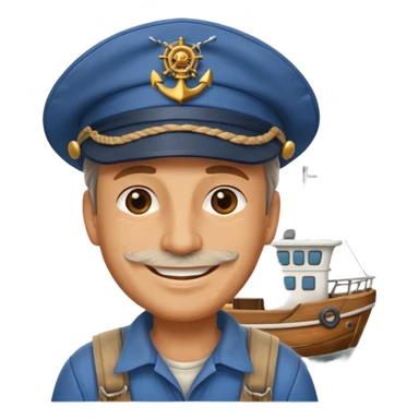 fishing vessel captain sticker