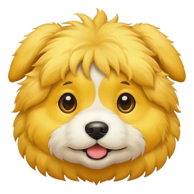 puppy dog yellow sticker