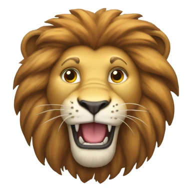 A Lion in the format of this emoji: 🐅 sticker