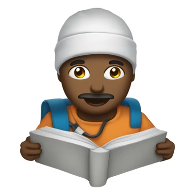 enfermera sujetando un libro sticker