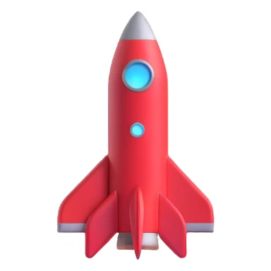 rocket ship sticker