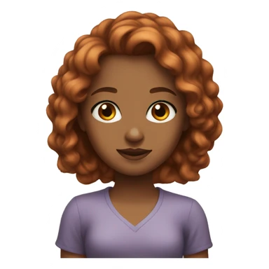 a very beautiful girl with auburn hazel eyes sticker