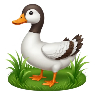 lucky duck with a horseshoe sticker