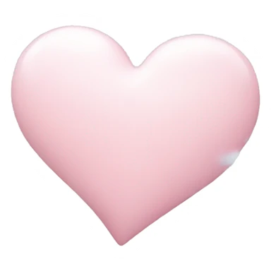 light pink heart with clouds sticker