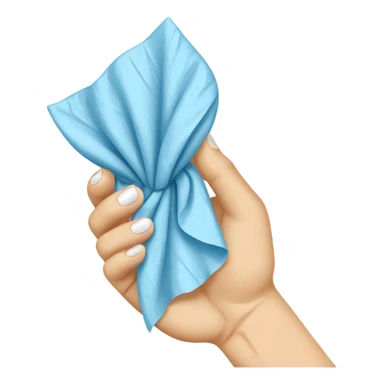 wiping tissue sticker