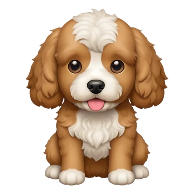 Light brown Cavapoochon  sticker