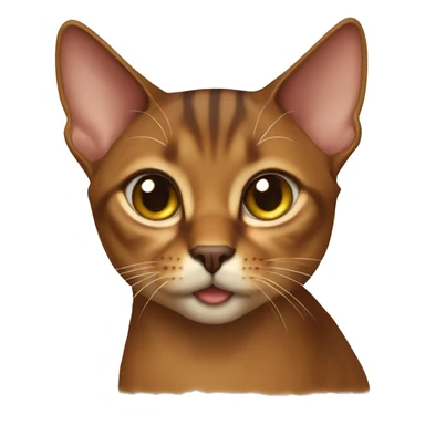 Abyssinian cat  sticker