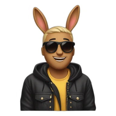 bad bunny reggaeton sticker