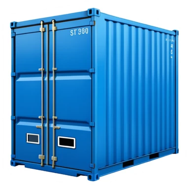 goods Contener emoji which is used for shipment of goods, single contaner sticker