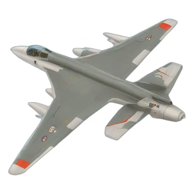 Sukhoi 27 aircraft Cartoon style sticker