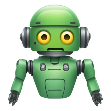Android robot logo sticker