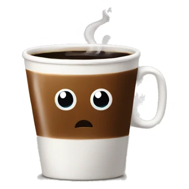 COFFEE WITH TEXT OMG sticker