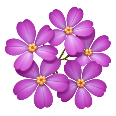 Magenta lilac sticker