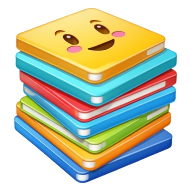 Many photos in one stack sticker