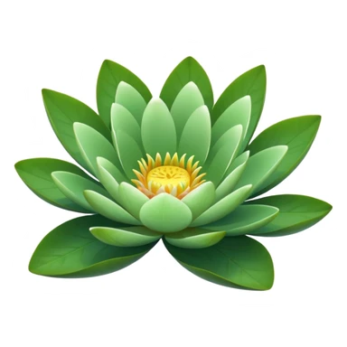 Water lily leaf (leaf only) sticker