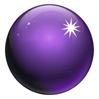 Purplish/black Skyshard sticker