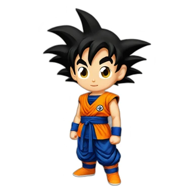 San goku kid sticker