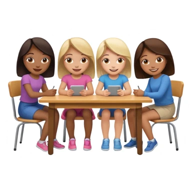 books club girls only under the table  sticker