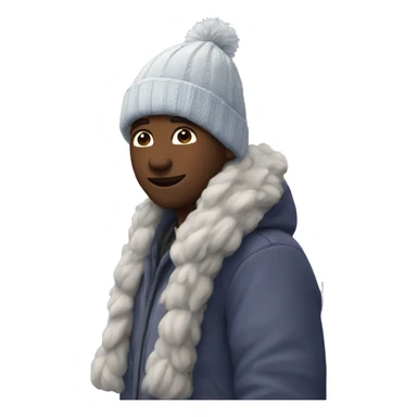 aesthetic winter emoji  sticker