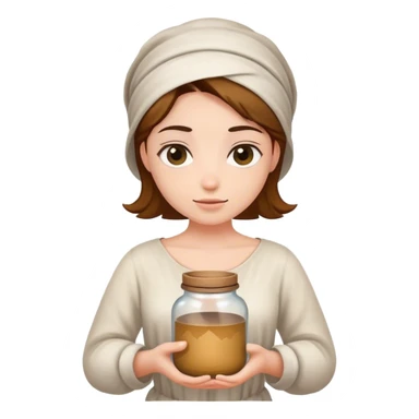 artisan jar cloth top sticker