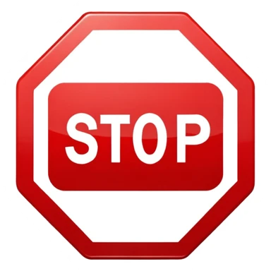 stop sign sticker