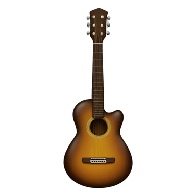 A living guitar sticker