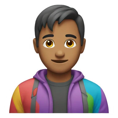 Corazón multicolor  sticker