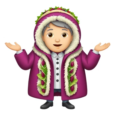 salad herring under a fur coat sticker