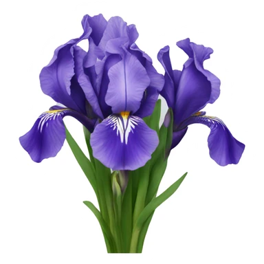 Bouquet of irises sticker