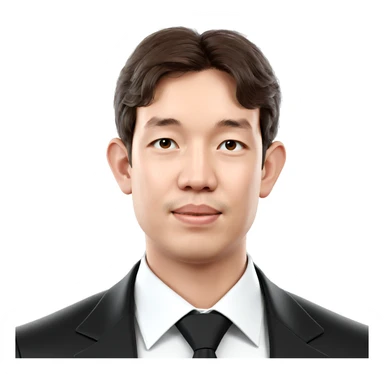 formal portrait of a young man sticker