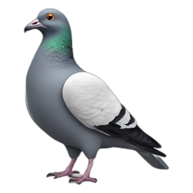 Big fat pigeon sticker