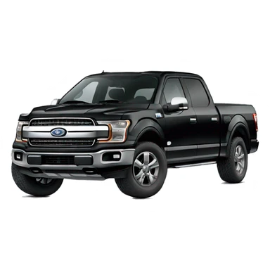 Ford f-150 lariat black sticker