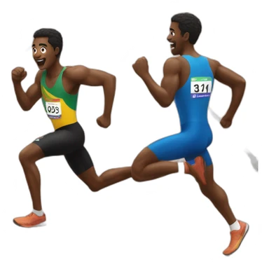 black man on the finish line sticker