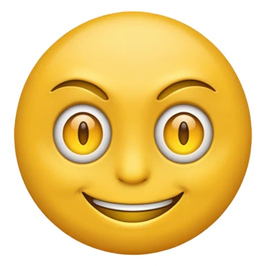 side eyeing emoji with sly evil grin sticker
