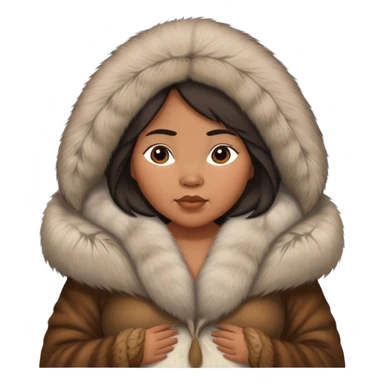 pregnant Inuit woman sticker