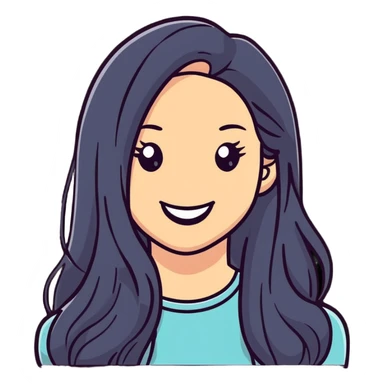 Pretty girl  sticker