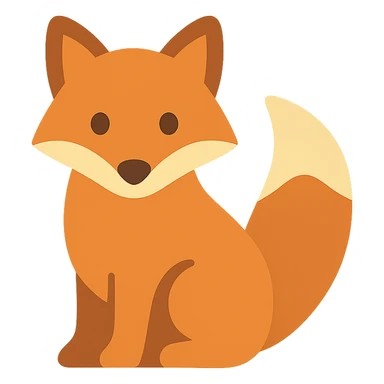 Fox sticker