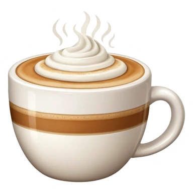 Cappuccino  mug sticker