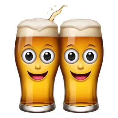 cervezas con ojos y bocas bebiendo alcohol con amigas cervezas sticker