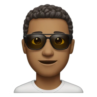 Guy with oakley sunglasses  sticker