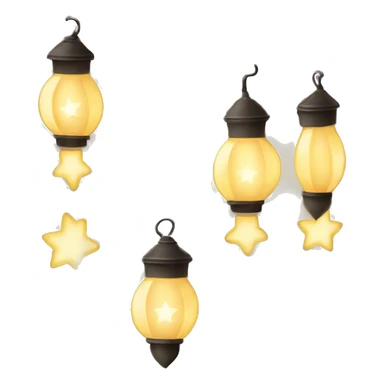 Ramadan lights  sticker