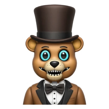 Make Freddy from fnaf sticker