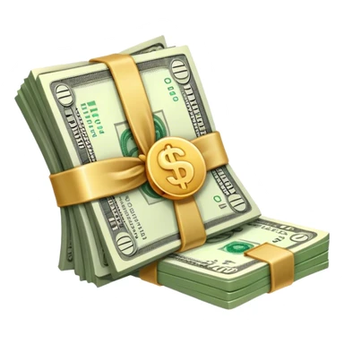 one wad of money sticker