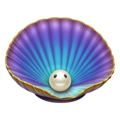 Clam peace sticker